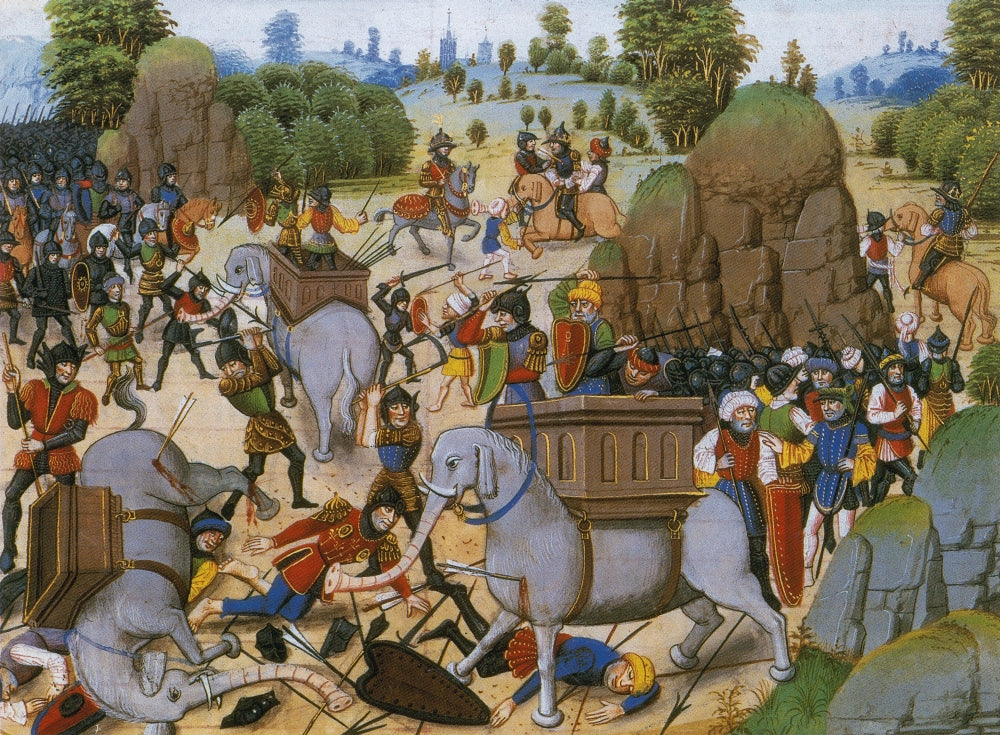 Alexander the Great poster print showcasing the Greek King of Macedon.