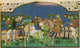 Charlemagne Saved by Roland Who Defeats Helmont poster print featuring heroic scene.