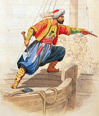Turgut Reis Ottoman Admiral Poster Print - Historical Artwork