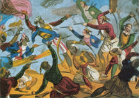 Ottoman Corsairs Attacking Greek Corsairs, 1800 poster print