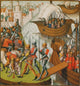 Fifth Crusade Siege of Damietta 1218 Poster Print