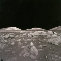 Camelot Crater on the Moon poster print from Apollo 17 mission