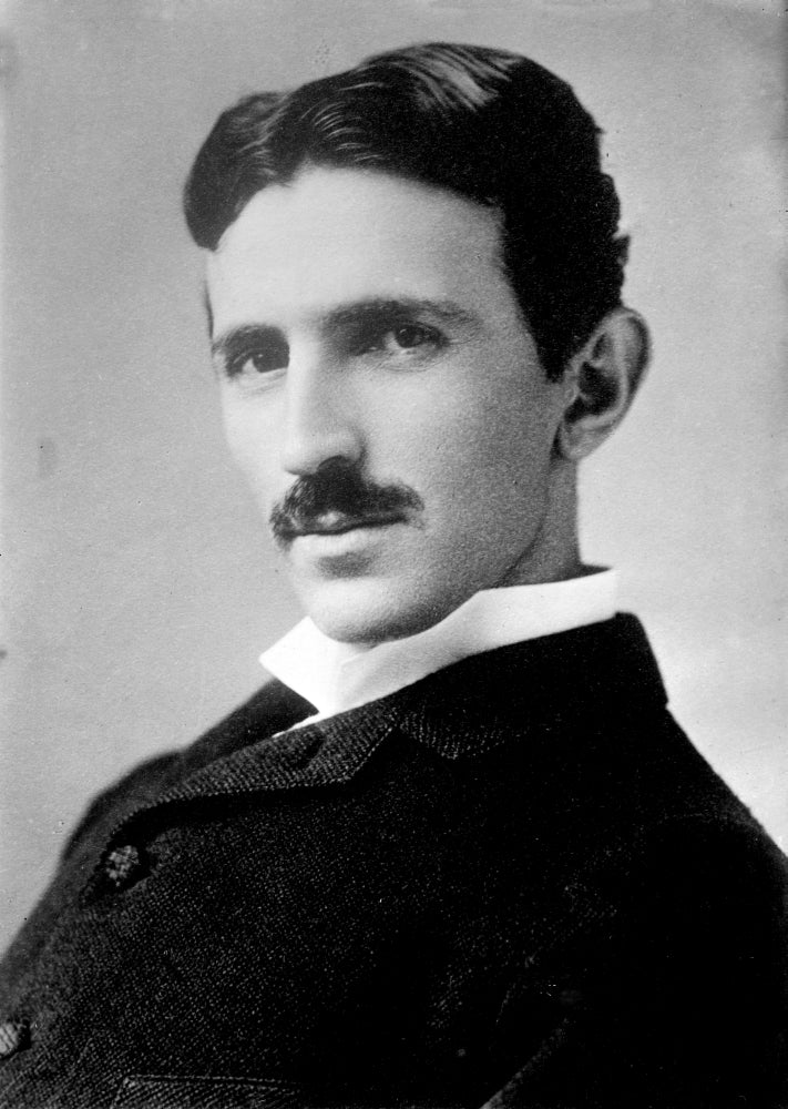 Nikola Tesla Poster Print showcasing the Serbian-American inventor.