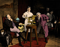 Fraunhofer's Spectroscope Educational Poster Print showcasing the science of light and optics.