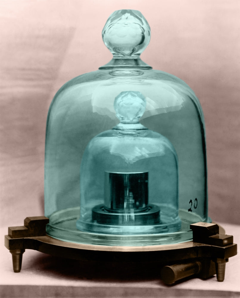 National Standard of Mass Kilogram Poster Print showcasing the kilogram measurement.