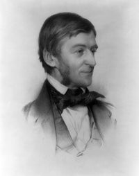 Ralph Waldo Emerson Poster Print with Inspirational Quote