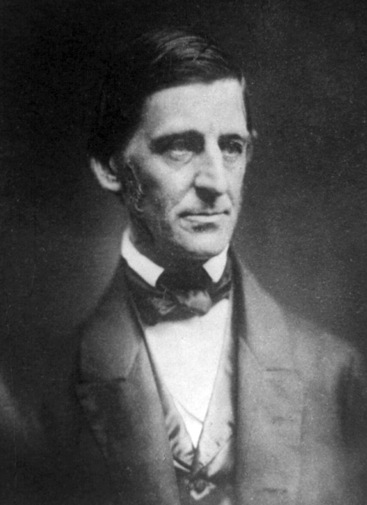 Ralph Waldo Emerson Poster Print showcasing American author