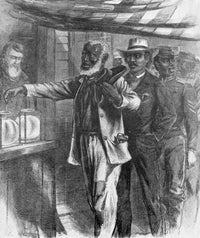 The First Vote 1867 Poster Print by Science Source, historical artwork.