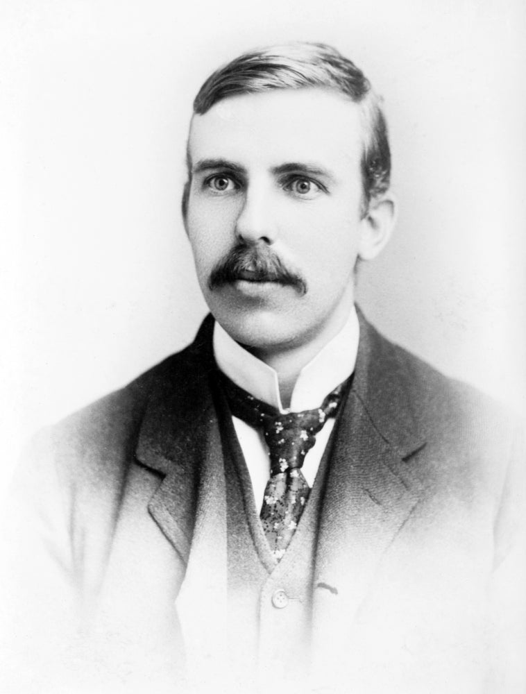 Ernest Rutherford Poster Print - New Zealand Physicist