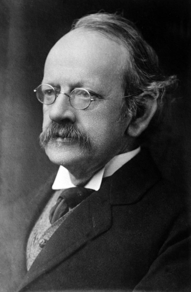 J.J. Thomson English Physicist Poster Print showcasing his contributions to science.