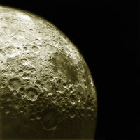 Moon's Southern Hemisphere Poster Print showcasing the moon's celestial features.