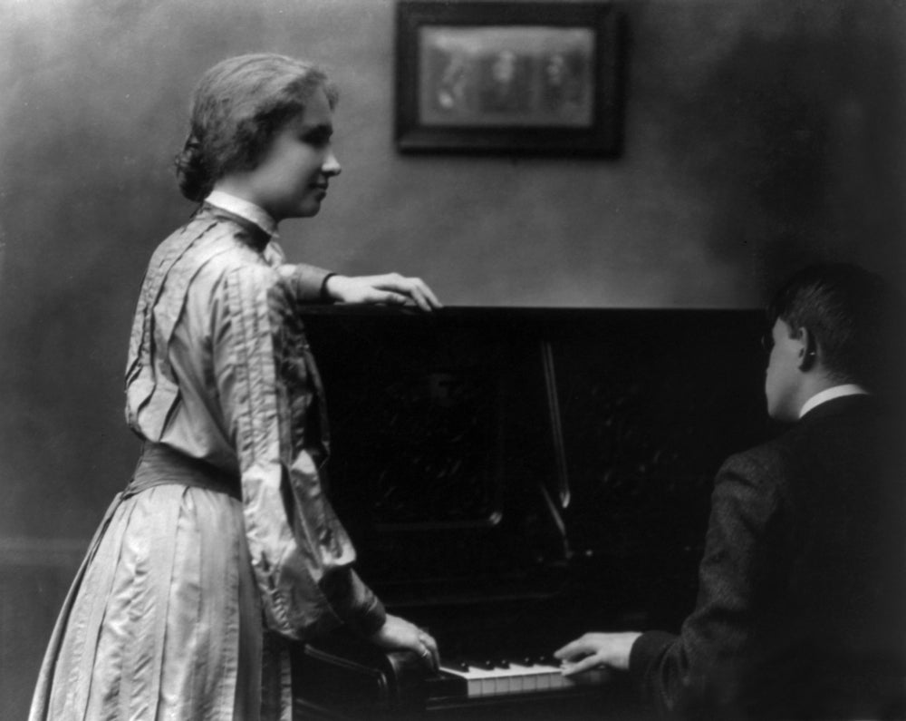 Helen Keller Inspirational Poster Print by Science Source