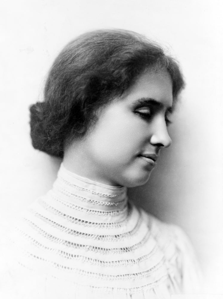 Helen Keller Inspirational Poster Print by Science Source