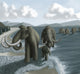 Mammoth Poster Print featuring prehistoric mammoth artwork by Spencer Sutton.