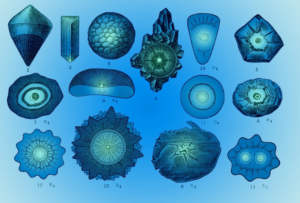 Hailstones Poster Print showcasing unique details of hailstones.