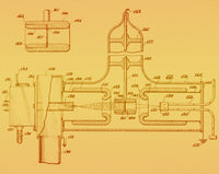 Early Patent for Accelerator Poster Print from 1937 on premium paper.