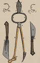 Tagliacozzi Rhinoplasty Method Equipment Poster Print showcasing historical surgical techniques.