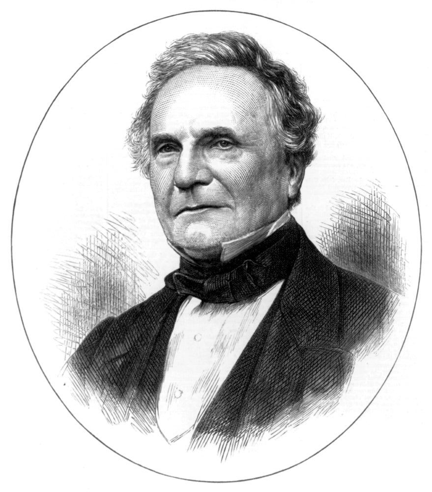 Charles Babbage Poster Print depicting the English computer scientist.