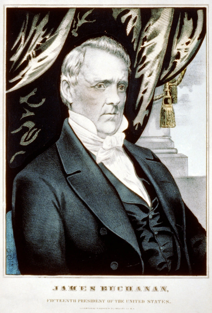 James Buchanan Poster Print - 15th U.S. President by Science Source