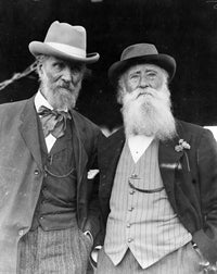 Muirs and Burroughs American Naturalists Poster Print