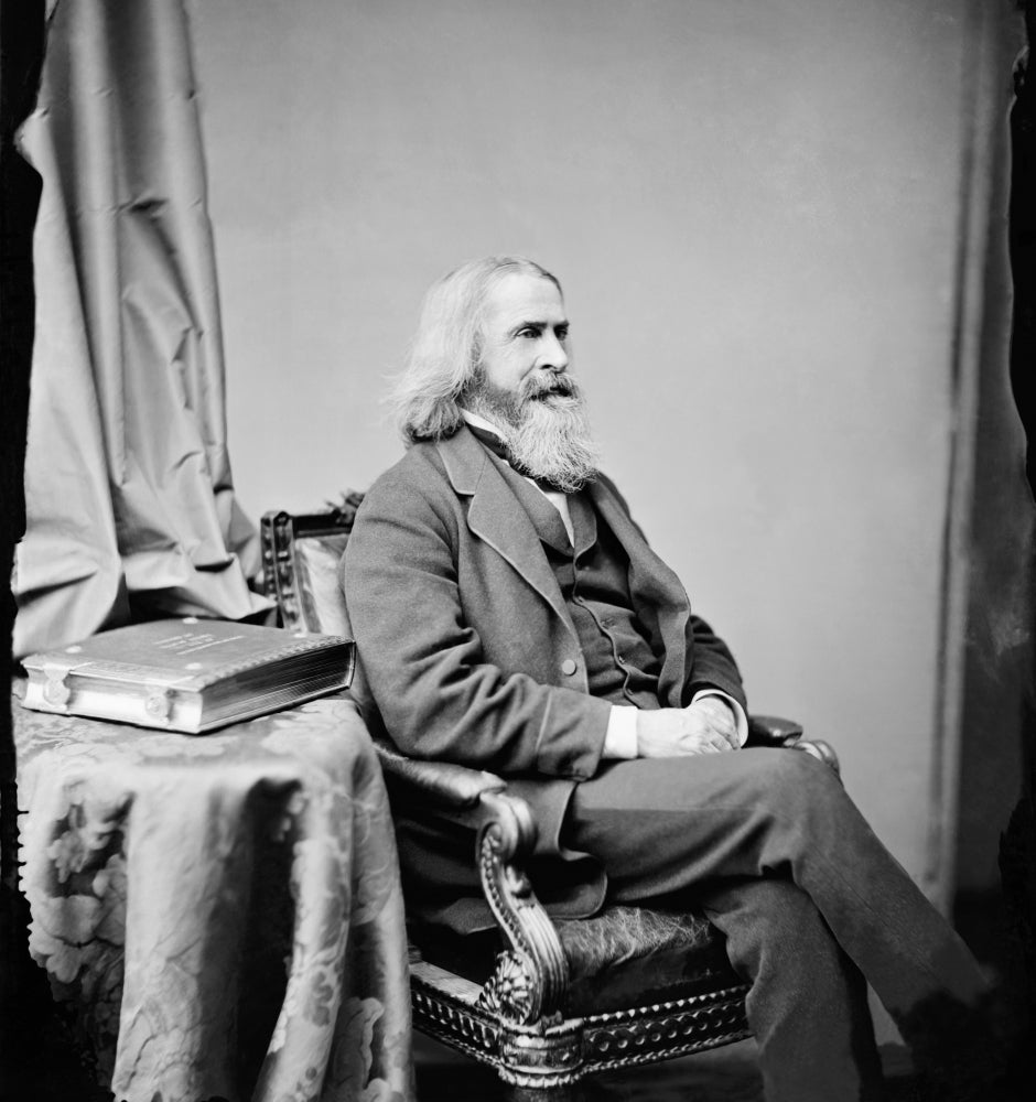 Benjamin Peirce Poster Print showcasing the American mathematician.