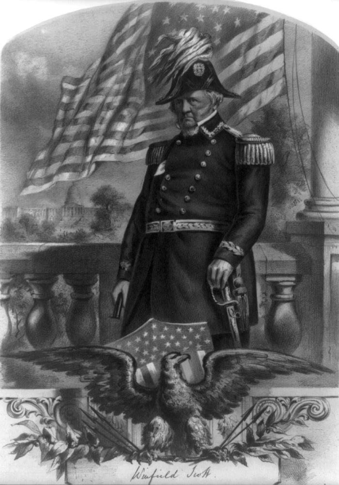Winfield Scott American Army General Poster Print