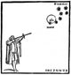 Pole Star Sight with Cross-staff, 1545 Poster Print showcasing historical navigation tool.
