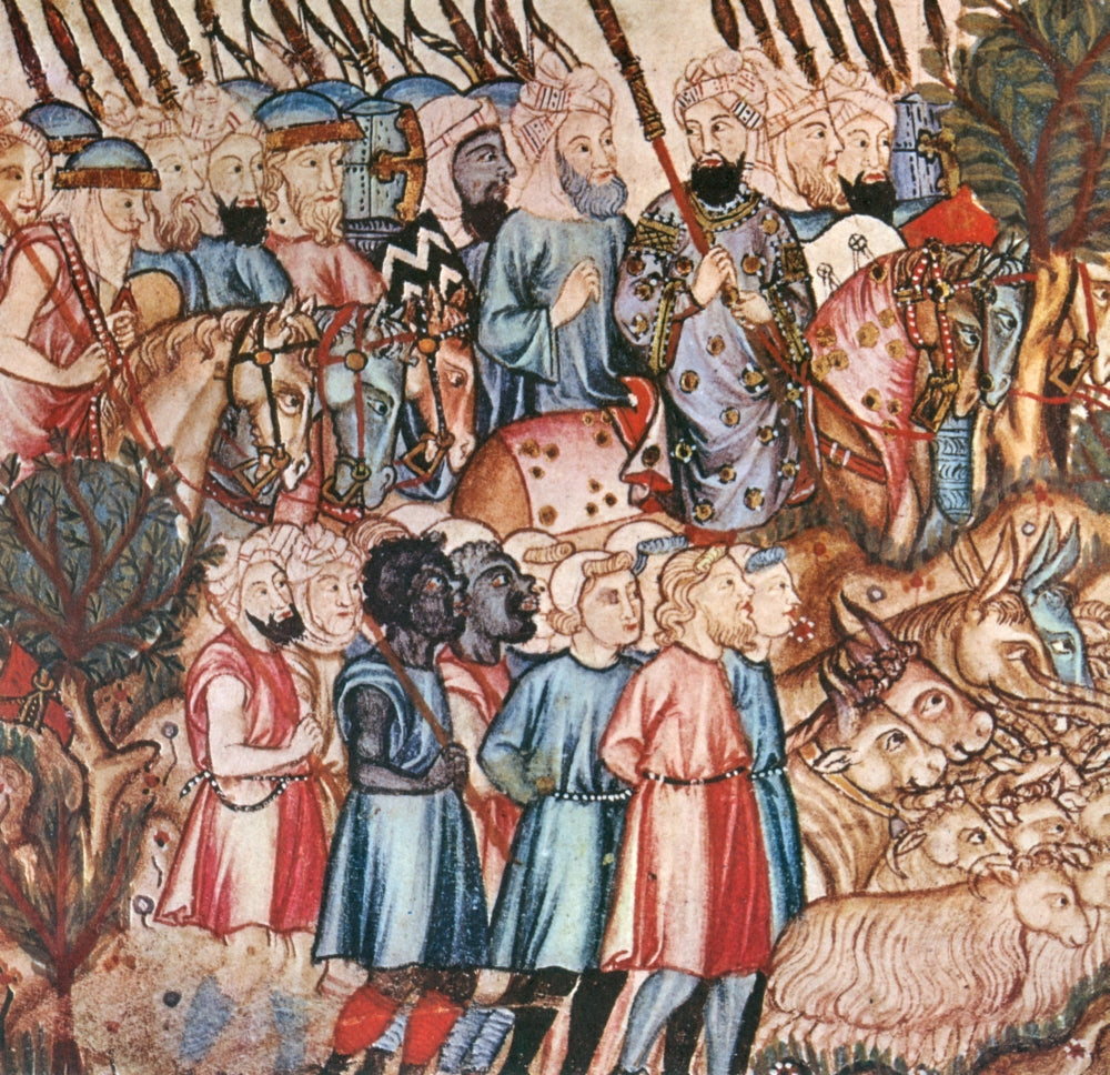 Christian Prisoners of War 8th Century Poster Print
