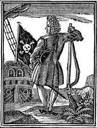 Stede Bonnet English Pirate Poster Print showcasing a historical pirate theme.