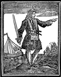 Charles Vane Pirate Poster Print showcasing historical maritime adventure.