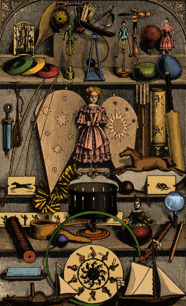 'Science in the Nursery' Frontispiece Poster Print from 1876