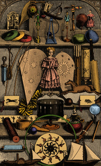 'Science in the Nursery' Frontispiece Poster Print from 1876