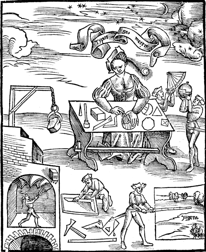 Allegory of Geometry 16th Century Poster Print by Science Source