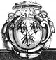 Bees Depicted on Ecclesiastical Heraldry Poster Print showcasing intricate details.