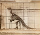Iguanodon Skeleton Poster Print - Mesozoic Dinosaur Art