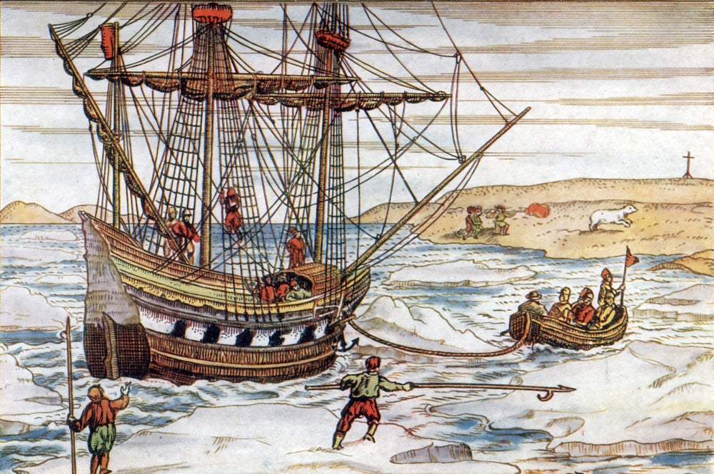Barents Expedition Trapped in Arctic Ice Poster Print by Science Source