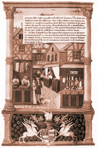 Pharmacy and Barber-Surgeon 15th Century Poster Print by Science Source