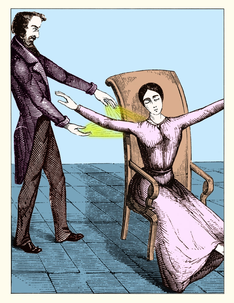 Hypnotism Poster Print showcasing the science of the mind