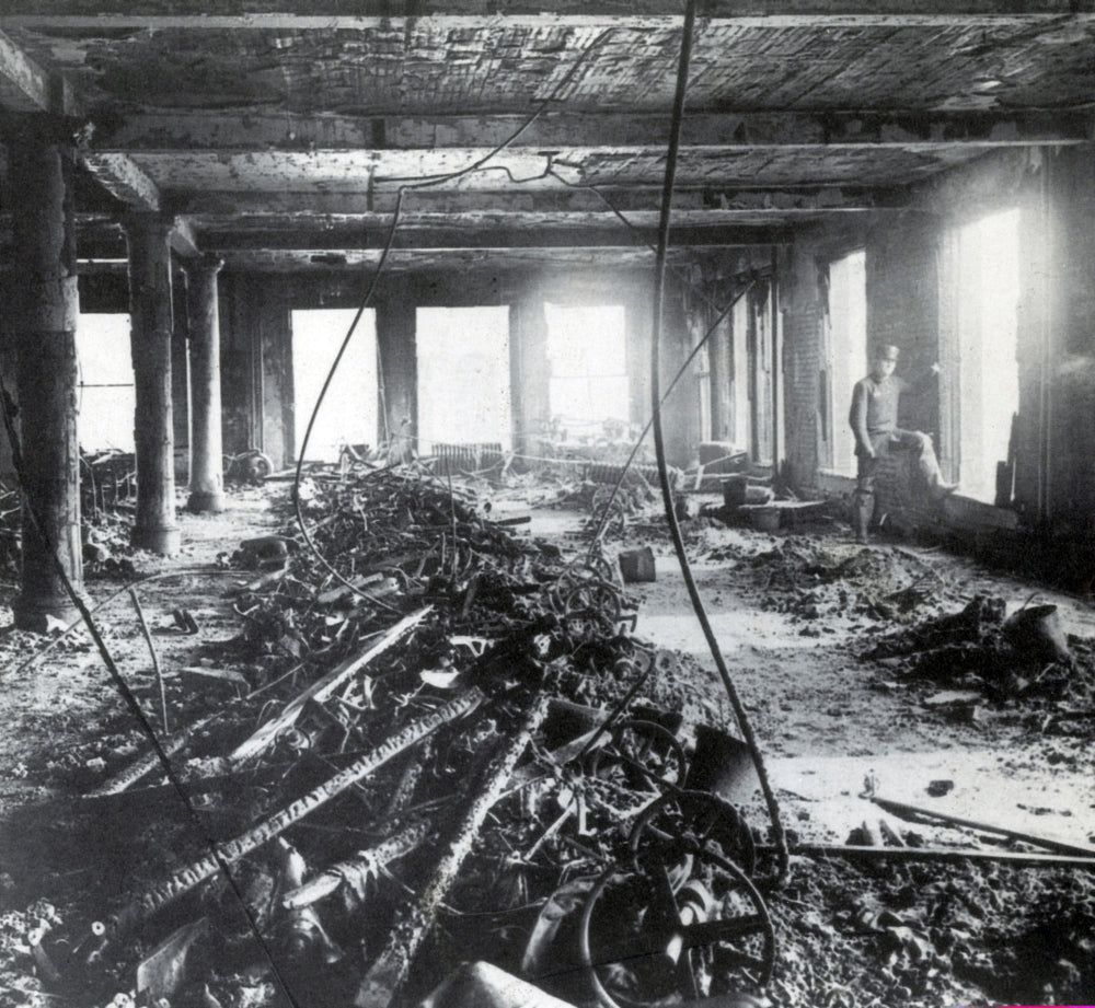 Triangle Shirtwaist Factory Fire 1911 Poster Print showcasing historical significance.