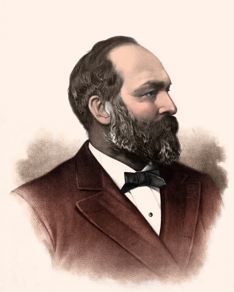 James A. Garfield Poster Print - 20th U.S. President Art