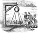 Otto von Guericke Vacuum Experiment Poster Print showcasing scientific history.