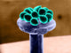Silicon Beads Head of Pin SEM Poster Print by Science Source