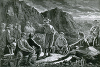 Meeting of the Molly Maguire's 1874 Poster Print showcasing historical significance.