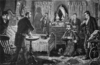 McParlan Initiated Into the Molly Maguires 1874 Poster Print