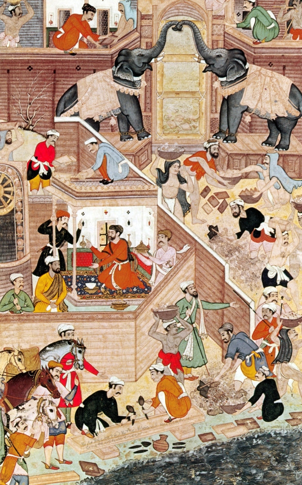 Fatehpur Sikri 16th Century Poster Print showcasing architectural beauty.