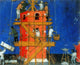Medieval Construction Poster Print - 14th Century Artwork