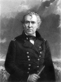 General Zachary Taylor 1848 Poster Print showcasing historical figure.