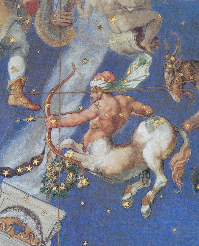 Sagittarius Constellation Zodiac Sign Poster Print