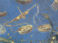Libra Constellation Zodiac Sign Poster Print featuring star details