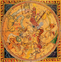 Northern Hemisphere Constellations 1686 Poster Print showcasing celestial patterns.